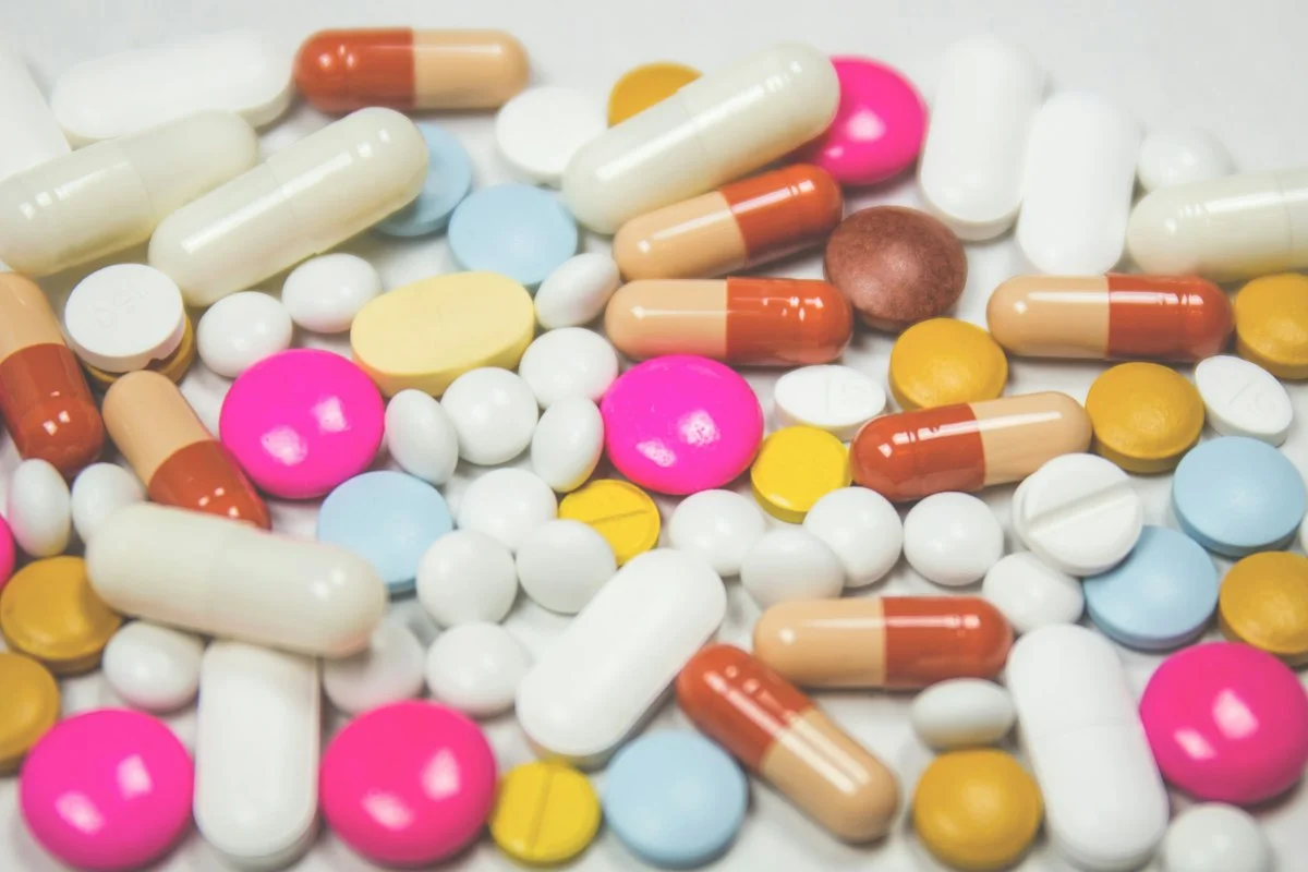 Medical grade pharmaceutical omega 3 icosapent ethyl softgel capsules in clinical laboratory setting